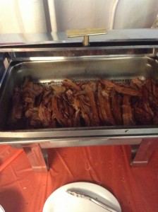 The soon-to-be-world-famous WordCamp MKE Bacon Bar